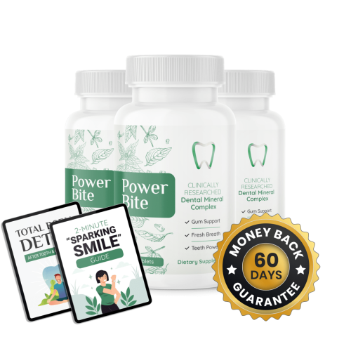 Power Bite - 3 Bottles + 2  Ebooks